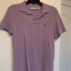 COPY - WORN ONCE Men’s purple Lacoste polo